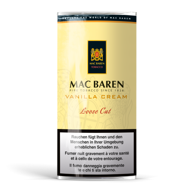 Mac Baren Vanilla Cream 50 Gramm Beutel Mac Baren Vanilla Cream 50 Gramm Beutel