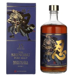 The Shinobu Pure Malt 15 Years Old Whisky MIZUNARA Japanese Oak