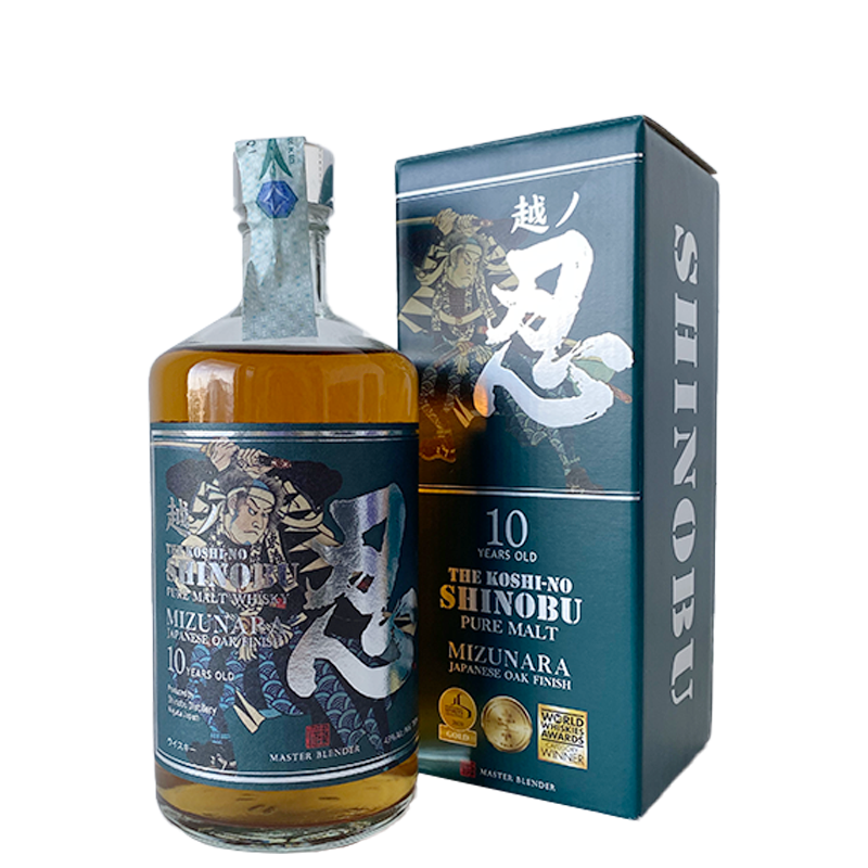 The Koshi-No Shinobu Pure Malt 10 Jahre Mizunara Eiche