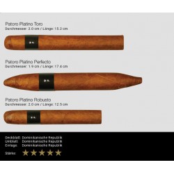 Patoro Platino Robusto - Onlineshop Urs Portmann Tabakwaren AG