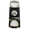 Elie Blue Cigar Cutter Silver