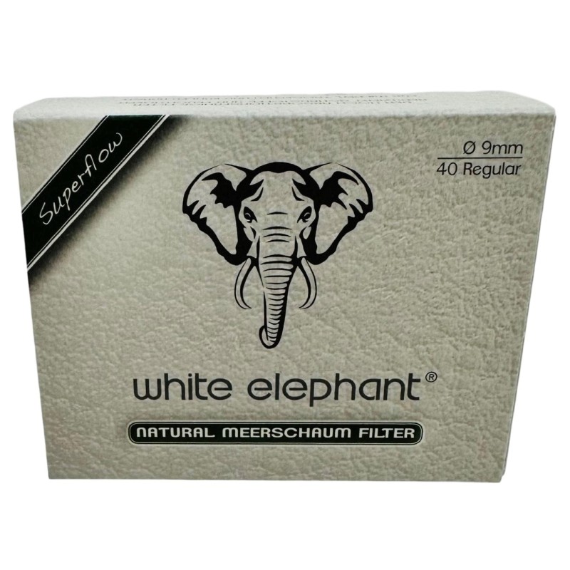 White Elephant 9mm Filter Meerschaum