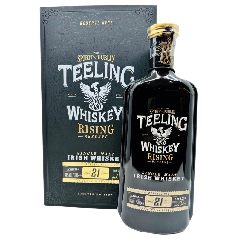 Teeling 21y Rising Reserve Vol.2
Marsala Cask Finish Single Malt
Irish Whiskey