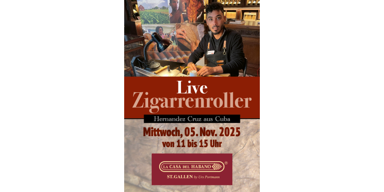 Cubanischer Zigarrenroller zu Gast